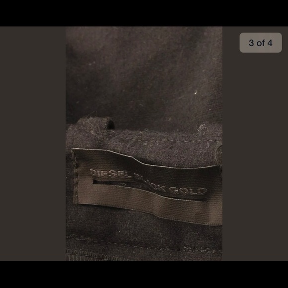 Cashmere/Wool Pants, Diesel Black Gold - Picture 4 of 4